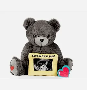 Gray Love Bear